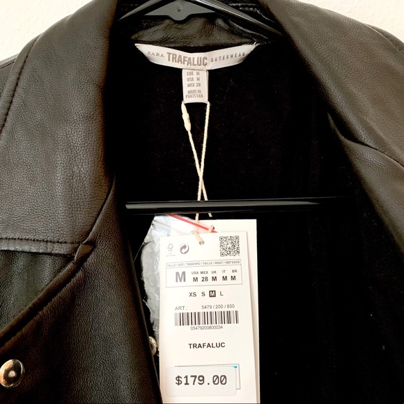 Zara Leather Jacket - Picture 5 of 8